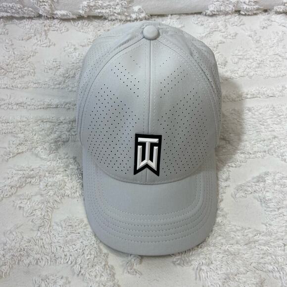 Nike Golf Hat Men's Tiger Woods Collection CW6792-025 Sz L-XL Grayish White - Picture 1 of 7